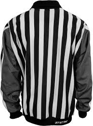 CCM MPRO 150 PRO WEIGHT AUTHENTIC REFEREE JERSEY - SENIOR with Orange Bands