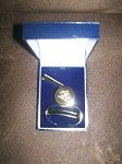 Matte Black Engraveable Acme Thunderer Whistle in Presentation Box
