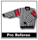 SP Pro Quality Referee Jersey with sewn-in arm bands.  Red or Orange