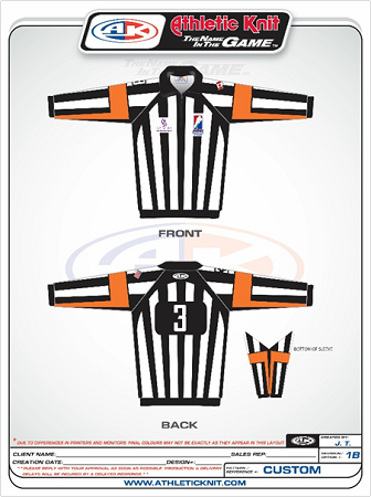 Custom Designed Officials Jersey